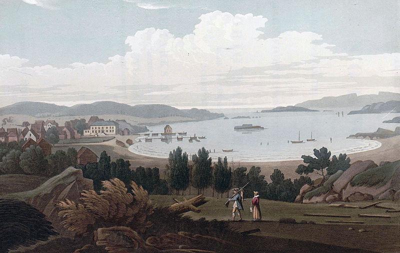 John William Edy Ferry at Helgeraae Spain oil painting art